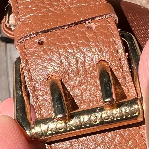 🌻NEW Jack Rogers Easton Brown Water Resistant Leather Buckle Leather Boots 9.5 - Picture 3 of 13